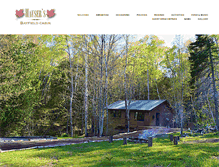 Tablet Screenshot of bayfieldcabin.com